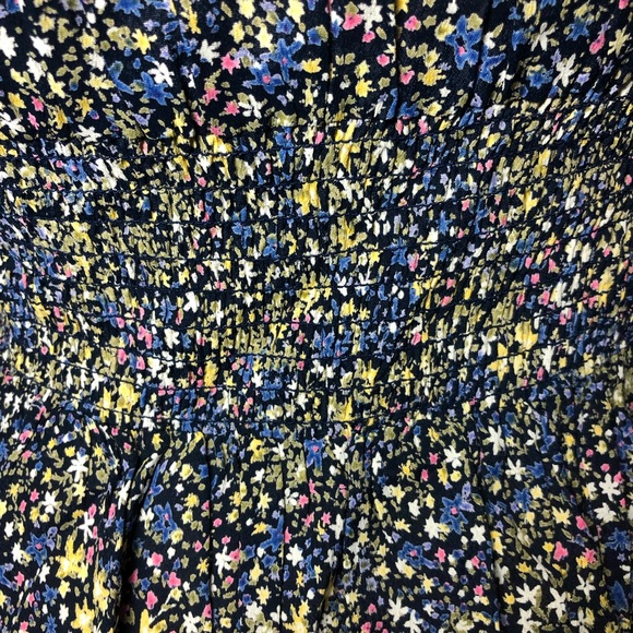 Leith Nordstrom floral peplum hem top Size Medium - Picture 5 of 9